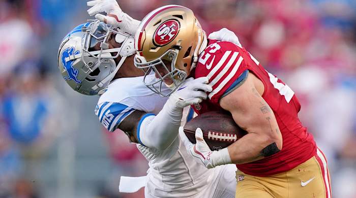 San Francisco 49ers running back Christian McCaffrey